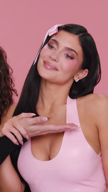 Kylie Cosmetics beauty routine video thumbnail