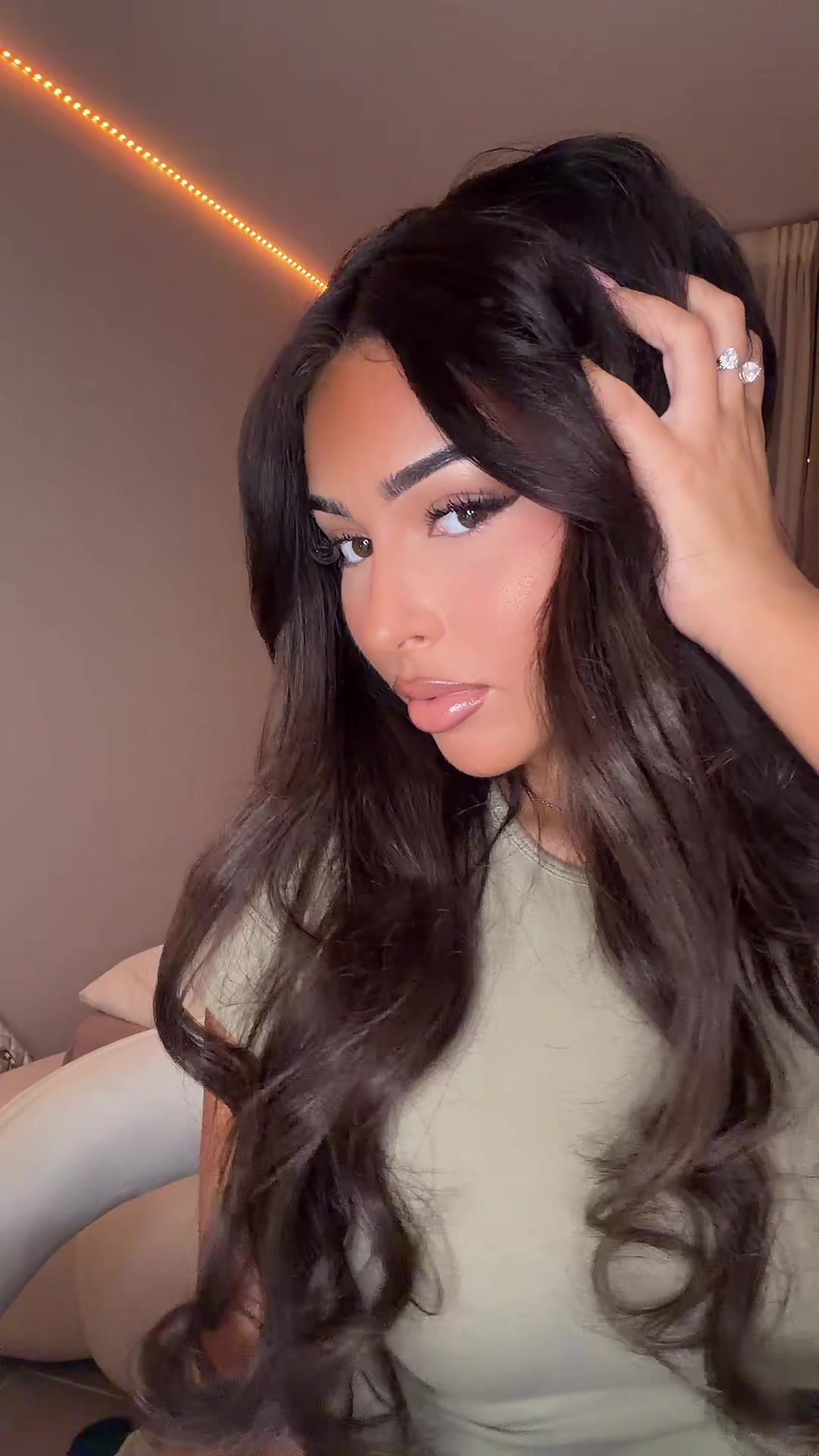 O V S I E beauty routine video thumbnail