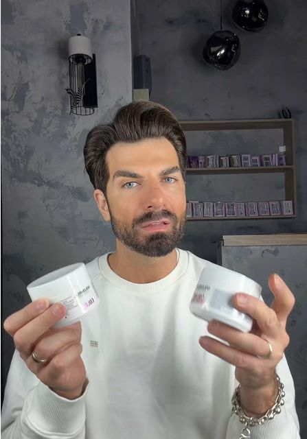 Nikos Nikolaidis beauty routine video thumbnail