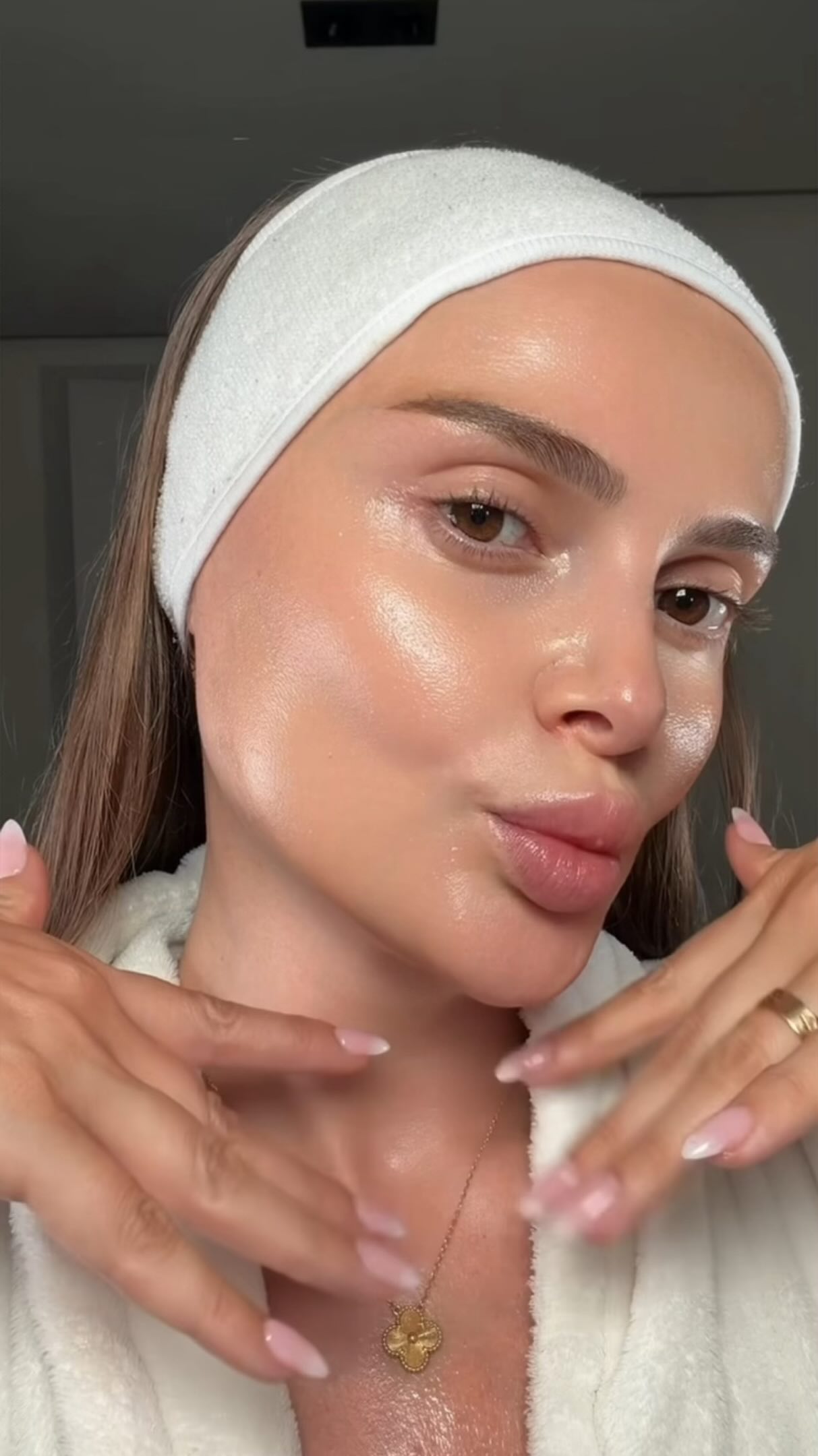 Albina Mavriqi Chaabit beauty routine video thumbnail