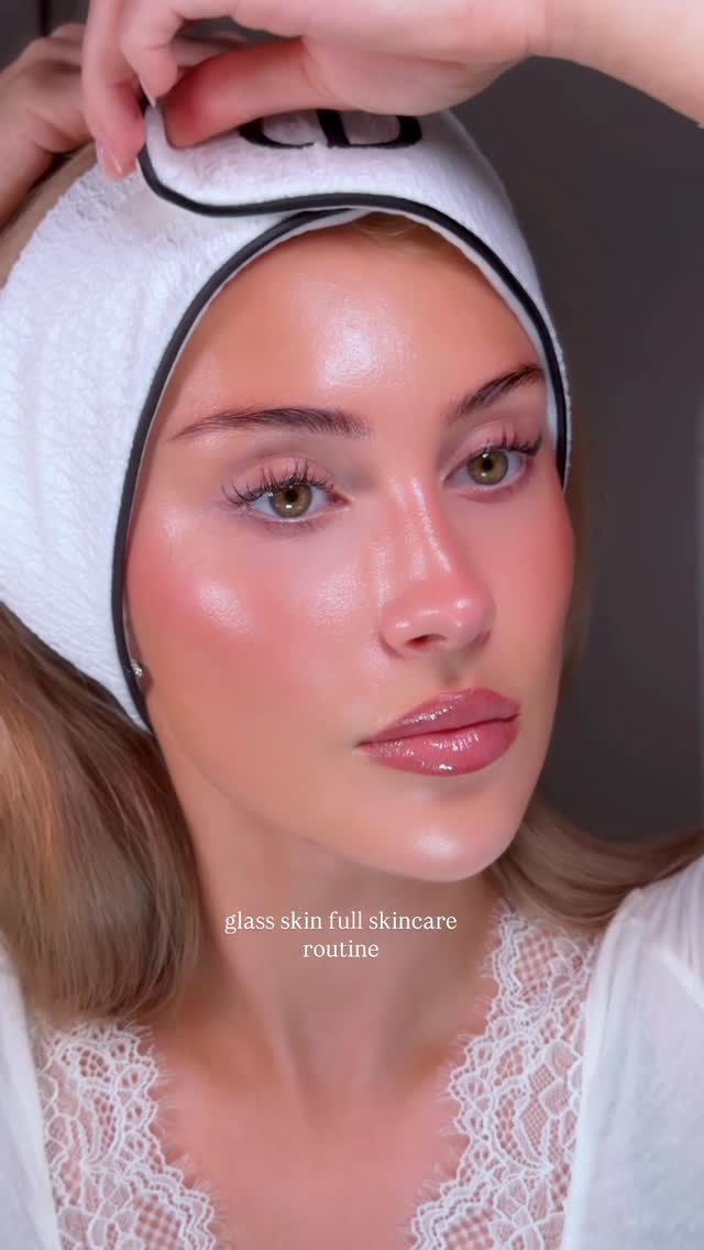 Jasmin Saario beauty routine video thumbnail